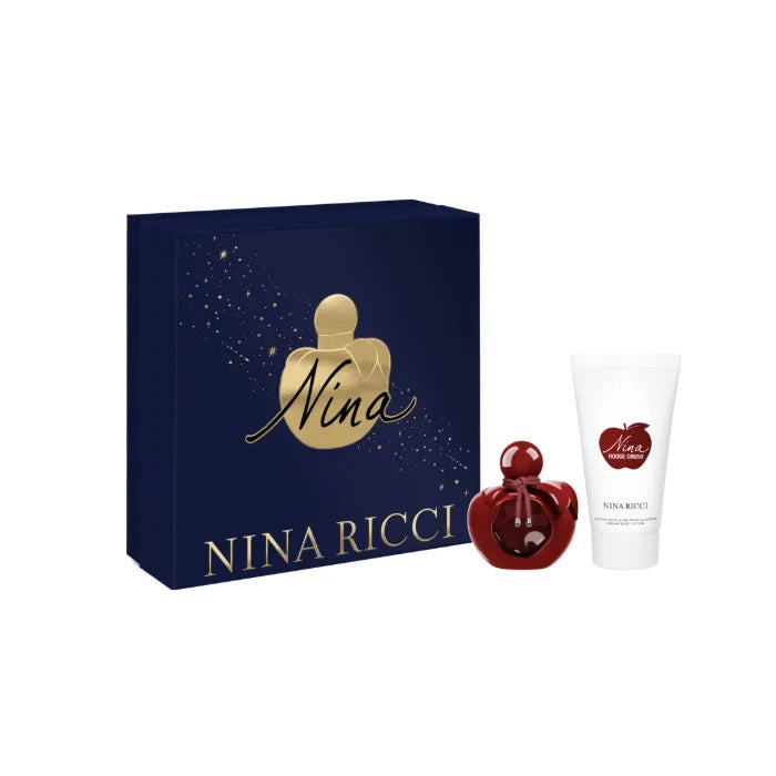 Nina Ricci Nina Rouge Crush Eau De Parfum Spray 50ml Set of 2 Pieces