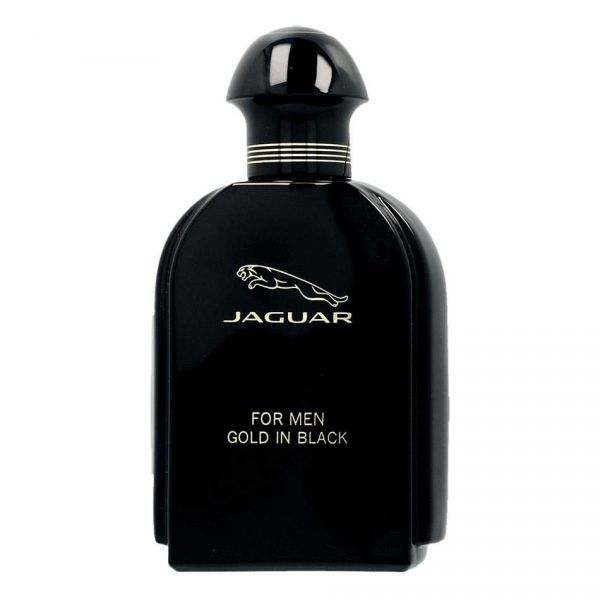 Jaguar Gold en negro, agua de tocador en spray de 100 ml
