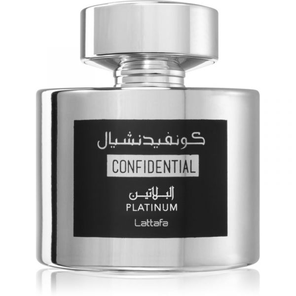LATTAFA CONFIDENCIAL PLATINUM EAU DE PARFUM 100ML SPRAY