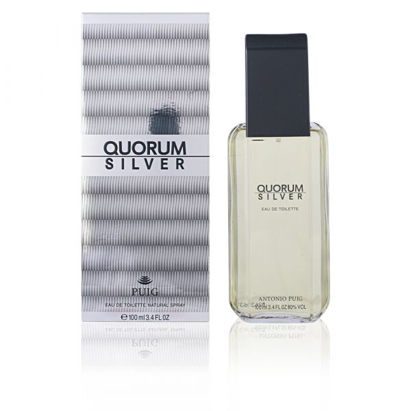 Antonio Puig Quorum Silver Eau De Toilette 100ml Vaporizer