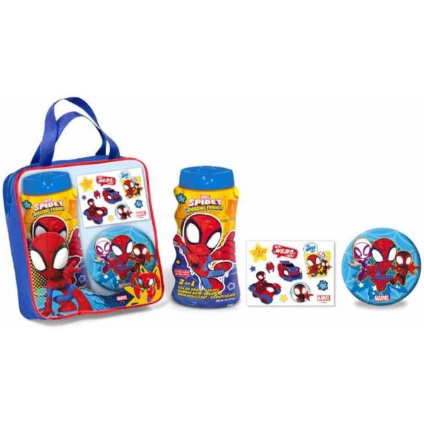 MARVEL SPIDERMAN EAU DE TOILETTE 100ML + GEL DE BAÑO 60ML + NECESER 1U