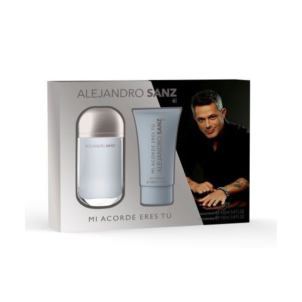 Alejandro Sanz Mi Acorde Eres Tu Eau De Toilette Spray 100ml Set 2 Peças