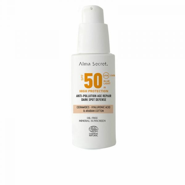 Alma Secret Solar Crema Facial Con Color SPF50 Arena 50ml