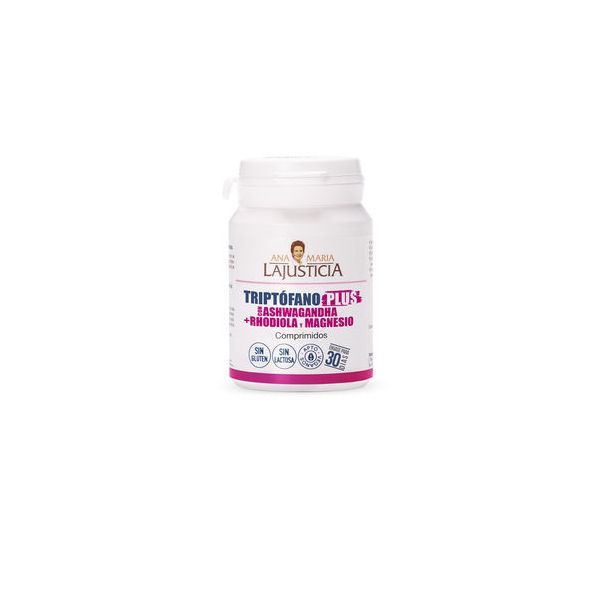 La Justicia Triptophano Plus con Ashwagandha, Rhodiola y Magnesio 60 Tabletas