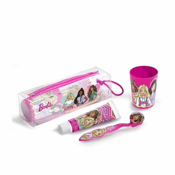 Cartoon Neceser Barbie Oral Dental Cepillo Dental Vasito