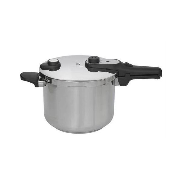 JATA PRESSURE COOKER STAINLESS STEEL 24CM DIAM. 6L INDUCTION READY HOLL2226