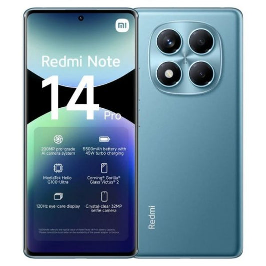 XIAOMI REDMI NOTE 14 PRO 8+256GB DS 4G OCEAN BLUE OEM MZB0IWDEU