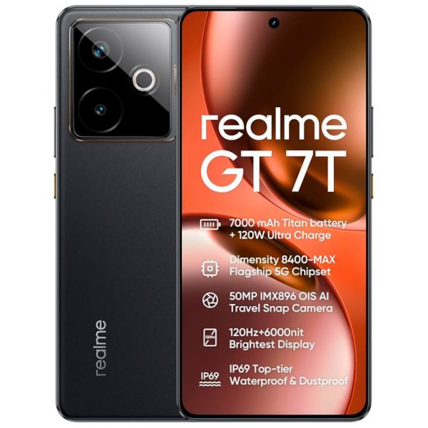 REALME GT 7T 12+256GB DS BLACK OEM
