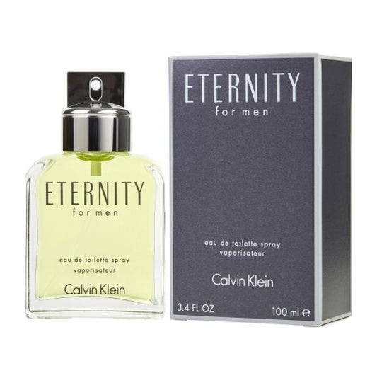 CALVIN KLEIN ETERNITY EAU DE TOILETTE FOR MEN 100ML VAPORIZER