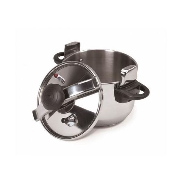 JATA PRESSURE COOKER CLASSIC STAINLESS STEEL 26CM DIAM. 10L INDUCTION READY OPC10