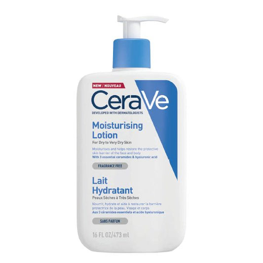 CERAVE PIEL SECA A MUY SECA LECHE HIDRATANTE SIN PERFUME 473ML