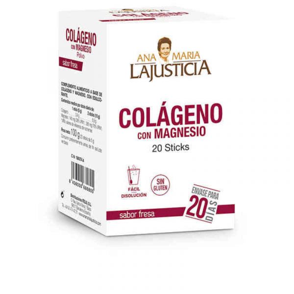 Ana María Lajusticia Colageno Con Magnesio Flavor Fresa 20stick 4g