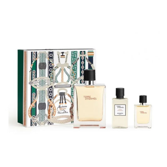 Terre D'Hermes Eau De Toilette Spray 100ml Set 3 Pieces