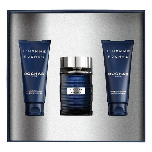 Rochas L'Homme Rochas Gift Set 100ml EDT + 100ml Shower Gel + 100ml Body Lotion