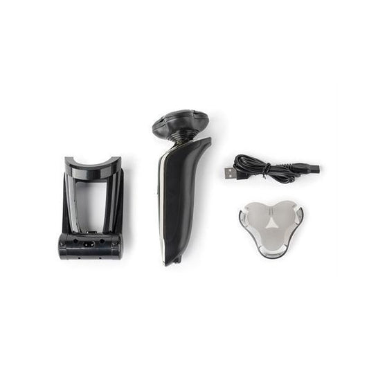 JATA SHAVER RECHARGABLE  90MIN. 360º HEAD. SILVER-BLACK JBMA1400