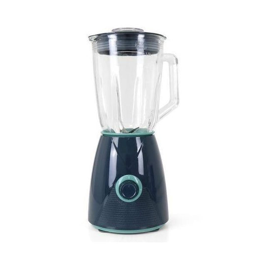 JATA GLASS BLENDER 1 5L GLASS JUG 2 SPEED + PULSE 1300W BLUE JEBT1265