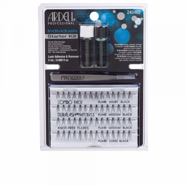 Paquete combinado de kit de inicio para pestañas individuales Ardell Pro