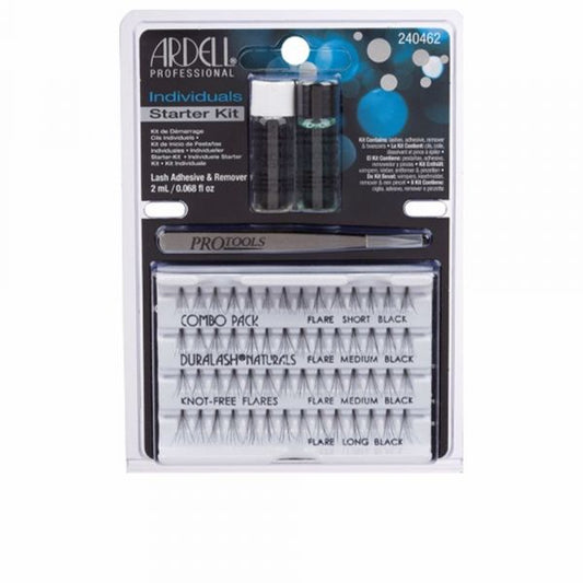 Paquete combinado de kit de inicio para pestañas individuales Ardell Pro