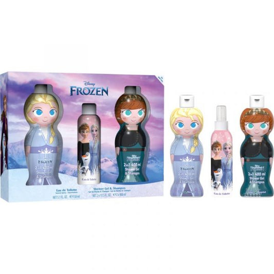 Set de regalo Disney Frozen: Eau de Toilette de 150 ml y 2 geles de ducha 2 en 1 de 250 ml.