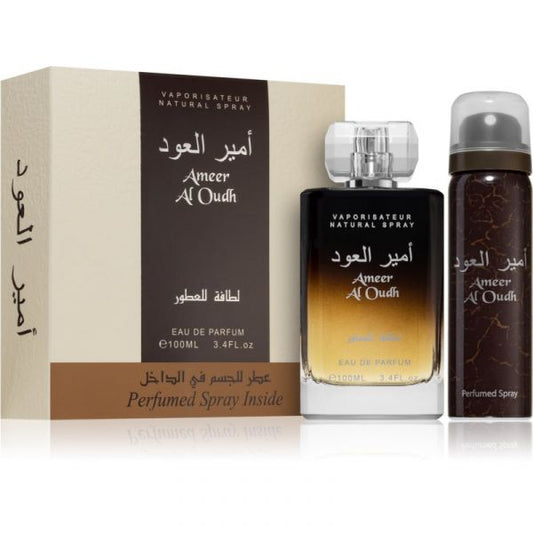 LATTAFA AMEER AL OUDH EAU DE PARFUM 100ML + DESODORANTE PERFUMADO