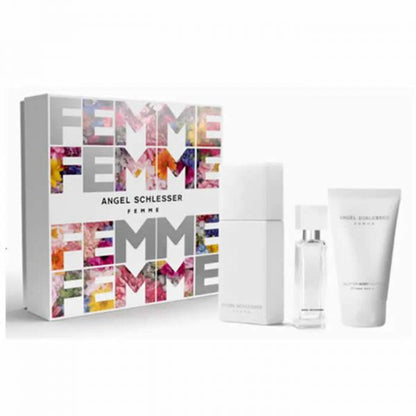 Angel Schlesser Femme Eau De Toilette Spray 100ml Set 3 Peças
