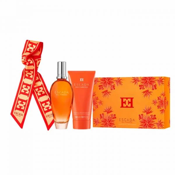 Escada Bali Paradise Eau De Toilette Spray 100ml Set 3 Peças