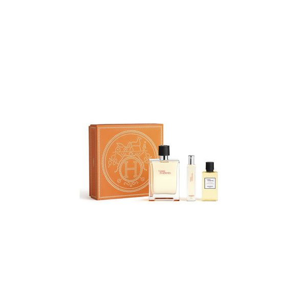 HERMES TERRE DHERMES EAU DE TOILETTE 100ML + MINIATURA 15ML + GEL DE BAÑO 40ML