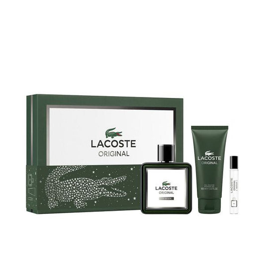 Lacoste Original Eau De Parfum Spray 100ml Set 3 Peças