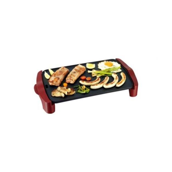JATA ELECTRIC GRIDDLE M HEATING ELEMENT NON-STICK COATING 460X280MM 2500W BLACK GR555A